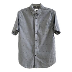 Katin Short sleeve Casual Button Down Cotton Shirt Size M